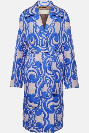 DRIES VAN NOTEN Abrigo envolvente acolchado