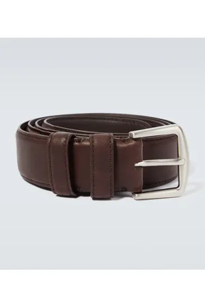 Loro Piana Cinturón Alsavel de piel