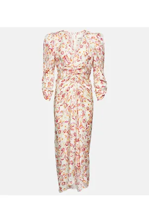 Isabel Marant Vestido midi Albini en mezcla de seda