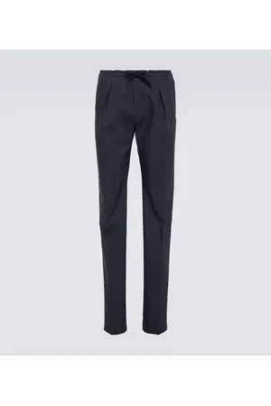 SLOWEAR Pantalones slim de mezcla de algodón