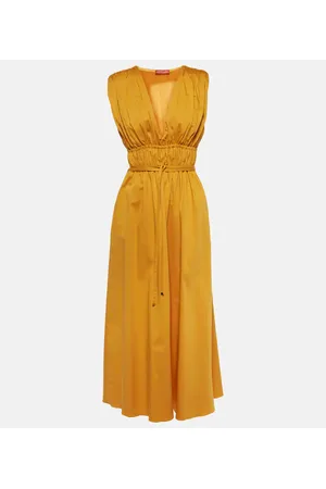 Altuzarra Vestido midi Fiona de mezcla de algodón