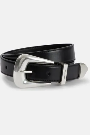 Saint Laurent Cinturón de piel