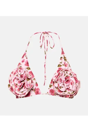 MAGDA BUTRYM Top de bikini triangular con aplique