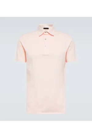 Loro Piana Polo de piqué de algodón