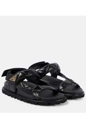 Prada Sandalias de piel acolchadas
