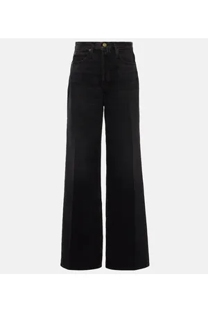 Frame Jeans anchos The 1978 de tiro alto