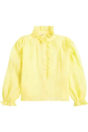 Petite Amalie Camisa de lino bordada