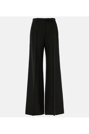 Loro Piana Pantalones anchos de lana virgen
