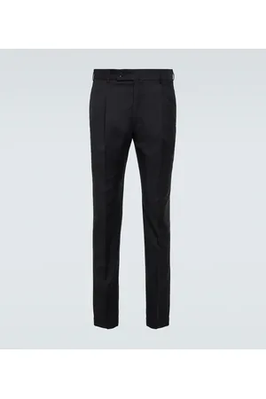 SLOWEAR Pantalones slim de lana virgen