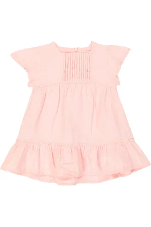Tartine Et Chocolat Bebé - vestido de lino bordado