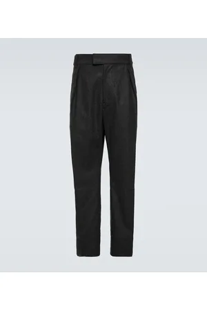 Loro Piana Pantalones rectos Reinga de lana y cachemir