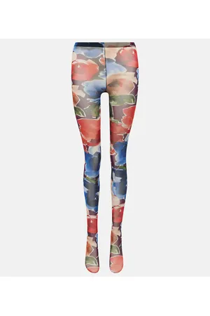 Dolce & Gabbana Medias de tul estampadas