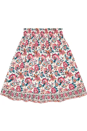 Louise Misha Falda midi Anneta de algodón floral