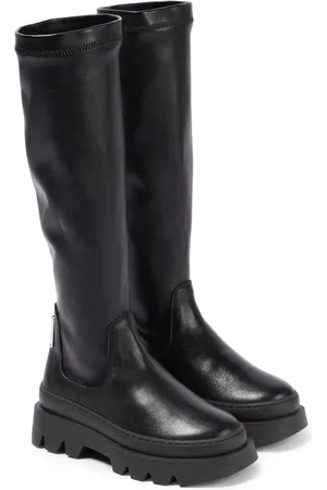 MONNALISA Botas de combate de piel