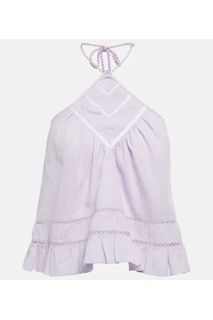 Marant Etoile Top halter Lisio en mezcla de algodón