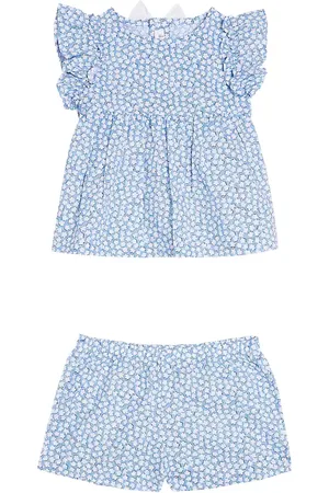 Il gufo Bebé - set de camisa y pantalones de algodón