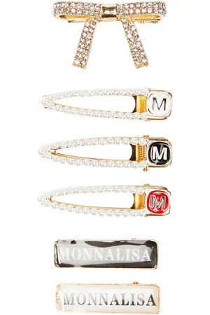 MONNALISA Set de 6 horquillas adornadas