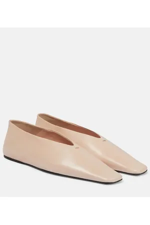 Jil Sander Bailarinas de piel