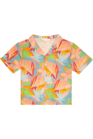 Louise Misha Camisa Alov de algodón estampada
