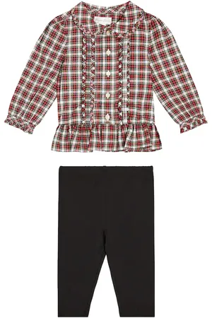 Ralph Lauren Bebé - set de leggings y camisa de algodón