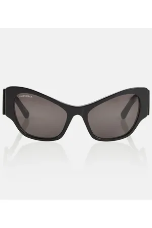 Balenciaga Gafas de sol rectangulares de acetato