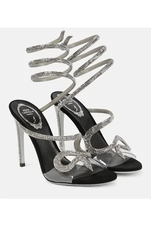 RENE CAOVILLA Sandalias 105 Snake adornadas