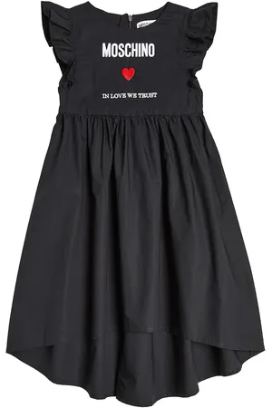 Moschino Vestido de algodón con logo