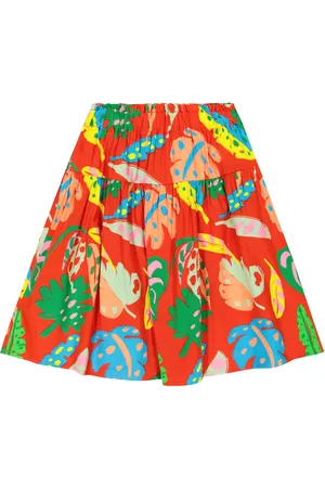 Stella McCartney Falda de algodón estampada