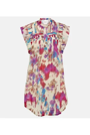 Marant Etoile Vestido corto Leaza de algodón
