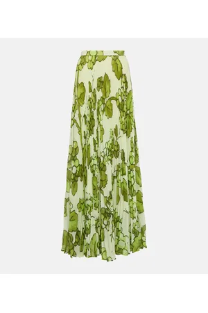 Etro Falda larga de tiro alto estampada