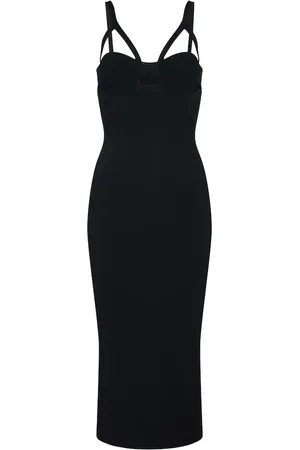 Khaite Vestido midi Honour de punto