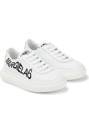 Maison Margiela Zapatillas de piel con logo