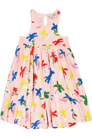 Stella McCartney Vestido de algodón estampado