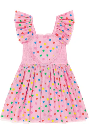 Stella McCartney Vestido de tul estampado