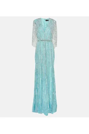 Jenny Packham Vestido de fiesta Coralia con capa