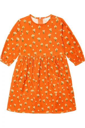 Stella McCartney Vestido en pana de algodón floral