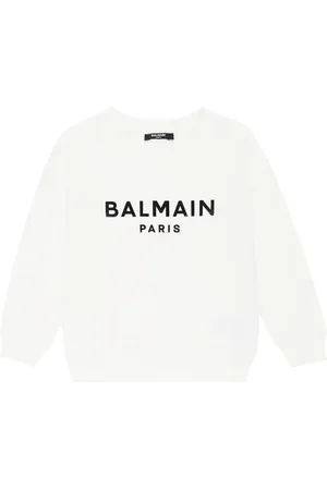 Balmain Sudadera en jersey de algodón