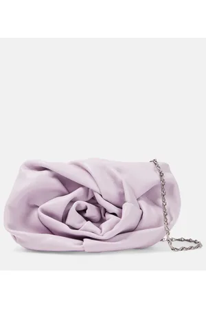 Burberry Clutch Rose de piel