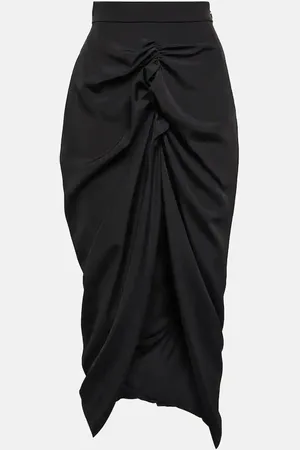 Vivienne Westwood Falda midi asimétrica Panther