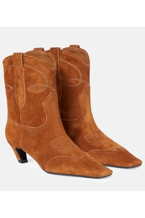 Khaite Botines cowboy Dallas de ante