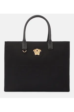 VERSACE Tote La Medusa de lona de algodón