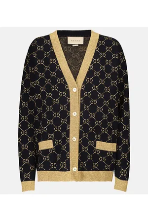 Gucci Cárdigan en mezcla de algodón y lamé