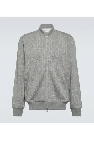 Brunello Cucinelli Bomber de cachemir y algodón