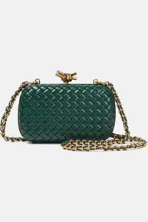 Bottega Veneta Bolso al hombro Knot Chain de piel Intreccio