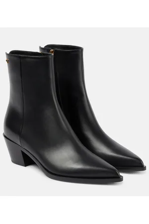 Gianvito Rossi Botines Kinney de piel