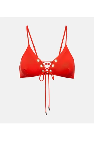 Melissa Odabash Top de bikini Marrakech con cordones