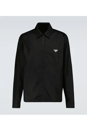 Prada Sobrecamisa de Re-Nylon con cremallera