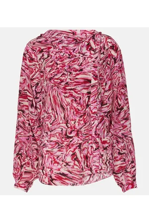 Isabel Marant Blusa Tiphaine de seda estampada