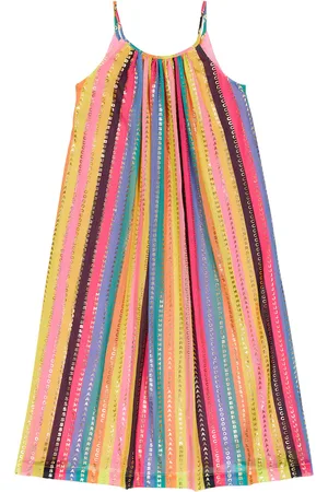 Marc Jacobs Vestido a rayas con logo