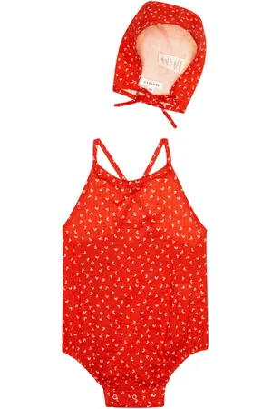 Caramel Bebé - mono y gorro Lavendula de algodón